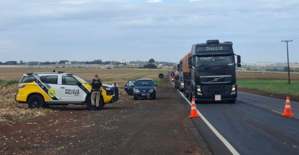 Embriaguez ao volante leva motorista à prisão na PR-182
