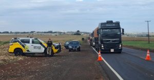 Embriaguez ao volante leva motorista à prisão na PR-182