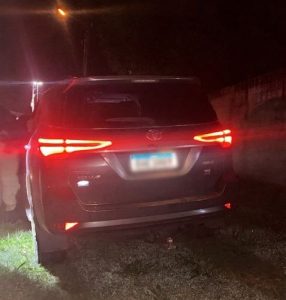 Hilux furtada é recuperada horas depois em Guaíra