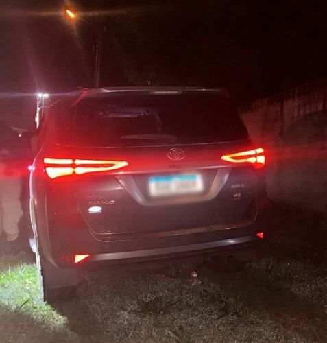 Hilux furtada é recuperada horas depois em Guaíra