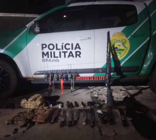 Caçadores são detidos durante operação ambiental