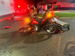 Acidente entre Fiat Strada e Honda Bros mata motociclista