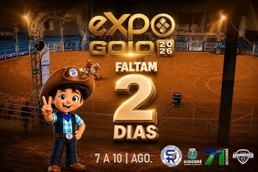 ExpoGoio 2026 começa em dois dias e promete agitar Goioerê