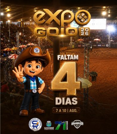 ExpoGoio 2026: faltam apenas 4 dias para a maior festa da região