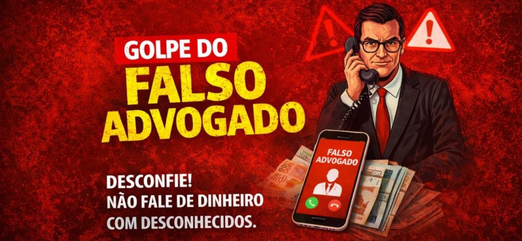 Golpe do falso advogado faz vítima perder mais de R$ 6 mil