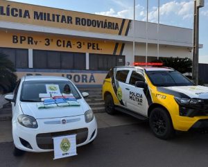 Polícia Rodoviária apreende 16,8 kg de cocaína em tanque de veículo
