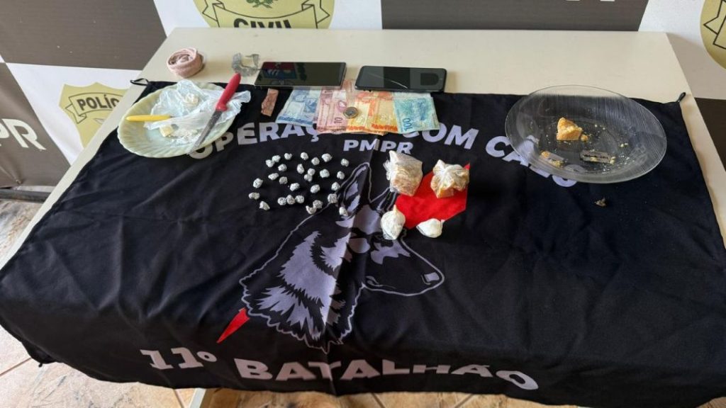 Operação Maquiavélico prende dois e apreende drogas em Goioerê