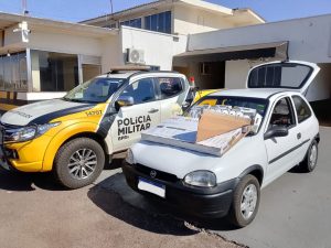 Contrabando: PM Rodoviária apreende 306 pacotes de cigarros na PR-180