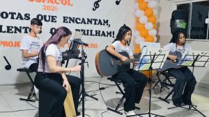 Projeto Cidadão do Futuro recebe equipamentos musicais com apoio da Copacol