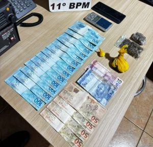 Homem é preso com cocaína e maconha