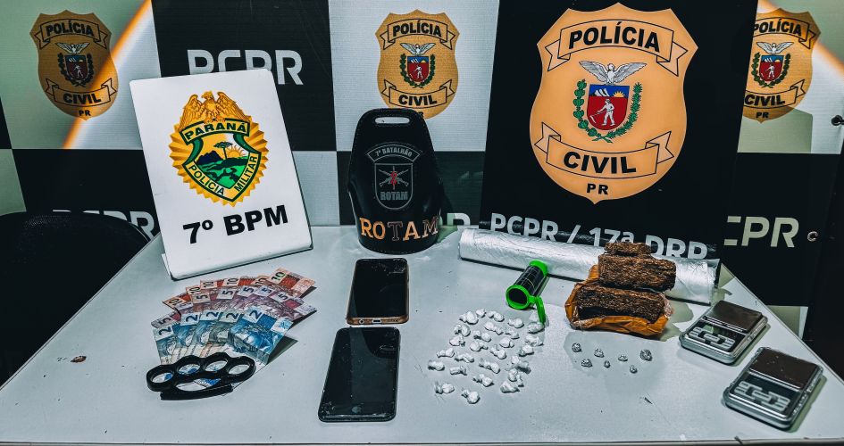 Polícia apreende drogas durante operação contra tráfico