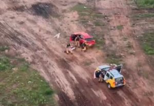 Fuga termina com apreensão de 39,75 kg de maconha