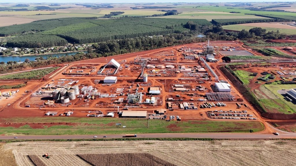 Obras da indústria de etanol de milho da Coamo passam de 60% do cronograma