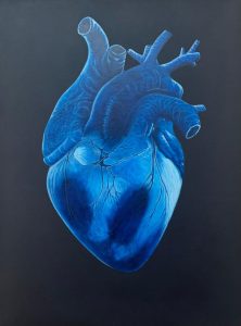 Artista de Goioerê leva “Meu Coração Azul” para exposição internacional no Marrocos