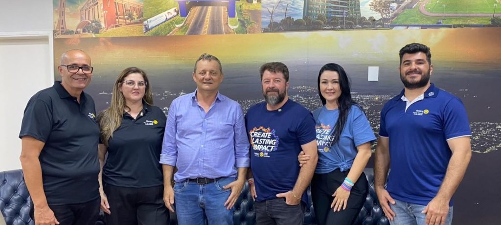 Rotary apresenta projetos para Goioerê em reunião com prefeito
