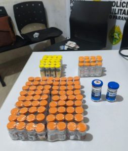 Contrabando: PM apreende medicamentos e produtos do Paraguai em Goioerê