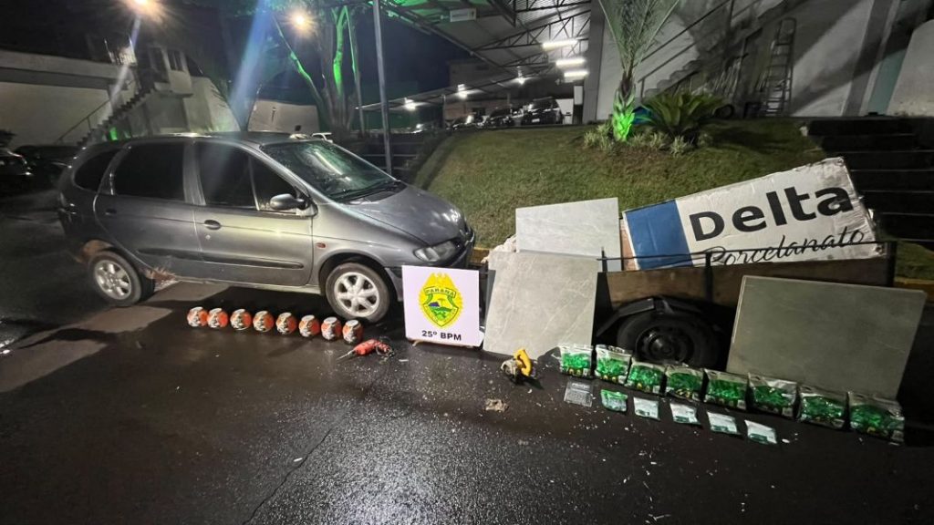 Polícia recupera materiais de construção furtados