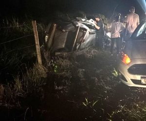 Colisão frontal deixa uma morta e dois feridos em rodovia estadual
