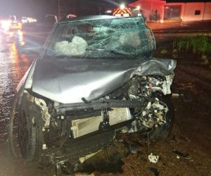 Colisão frontal deixa uma morta e dois feridos em rodovia estadual