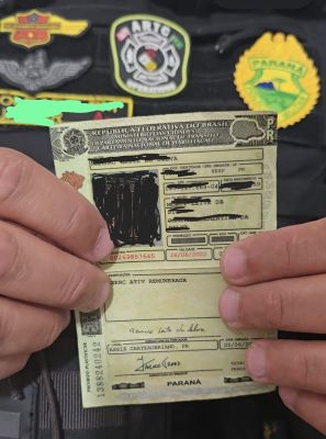 Polícia Rodoviária prende condutor com CNH falsificada