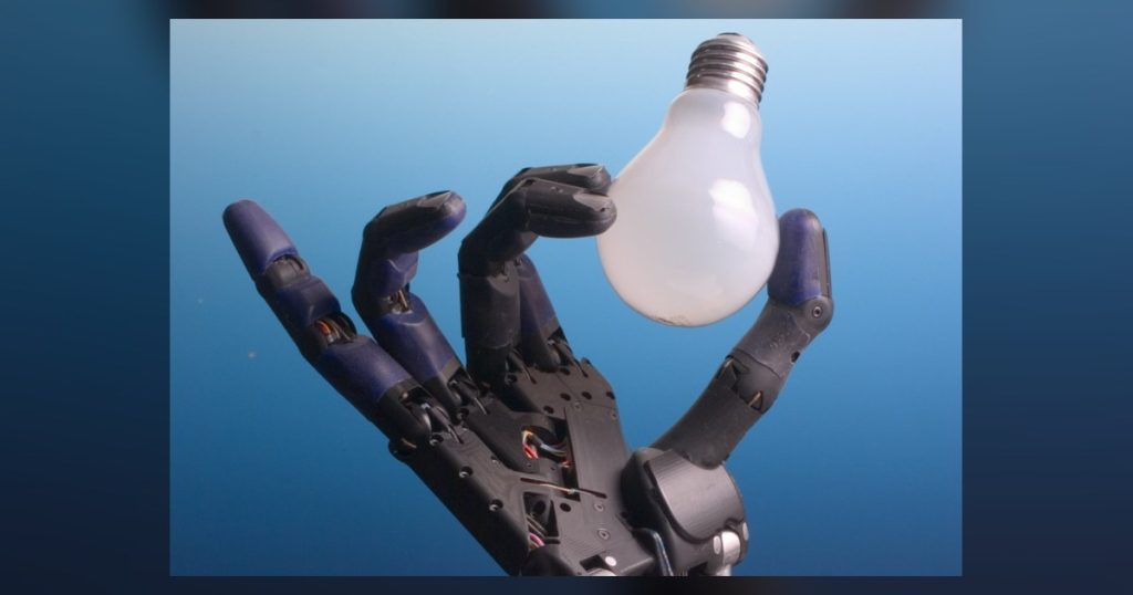 Foto: Richard Greenhill e Hugo Elias / Shadow Robot Company / Wikimedia Commons (CC BY-SA 3.0)"