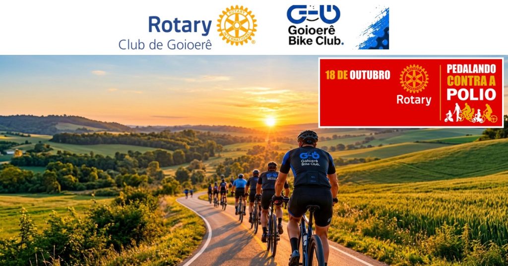 Pedalando Contra a Pólio reúne ciclistas para pedal entre Goioerê e Quarto Centenário neste domingo (18)