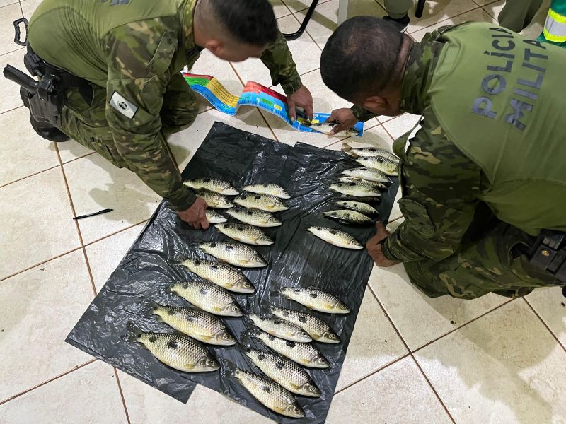 Pesca irregular em unidade de conservação termina com dois detidos
