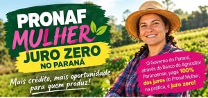 Pronaf Mulher impulsiona produção com juro zero