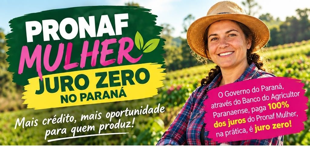 Pronaf Mulher impulsiona produção com juro zero
